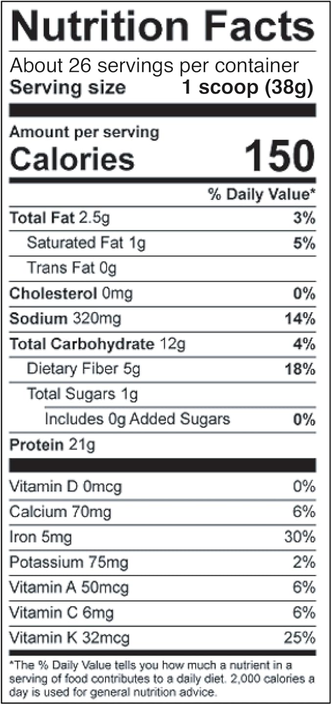 Vega Organic Protein &amp Greens Creamy Vanilla (26 Servings) 35.3 oz (1 Kg)