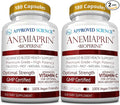 Approved Science Anemiaprin - Absorbable Iron Vitamin C - Gentle On Stomach - 380 Capsules - 6 Month Supply - Non-GMO Vegan