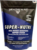 Healthy 'N Fit Super-Nutri Pack (30 Packets) - Mega Potency Multi-Vitamin Pak with Aminos Minerals and More