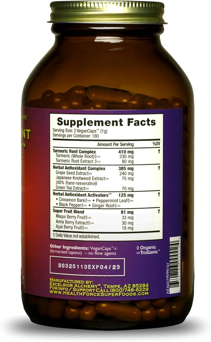 HEALTHFORCE SUPERFOODS Antioxidant Extreme - 360 Vegan Capsules