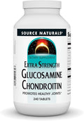 Source Naturals Extra Strength Glucosamine Chondroitin Promotes Healthy Joints* 240 Tablets