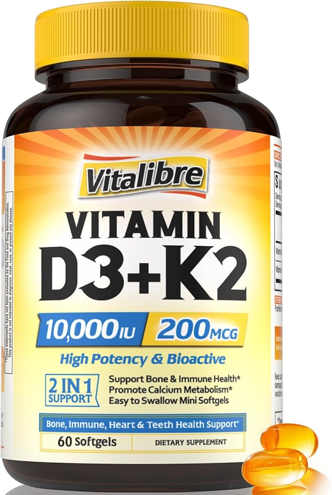 D3K2 and Choline Bitartrate Supplements