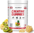 ALLMAX Creatine Gummies 90 Count Creatine Monohydrate Gummies 1250 mg Per Gummy Sugar Free Creatine Supplement for Women &amp Men Strength &amp Performance Support Tropical Fruit Punch