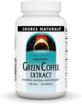 Source Naturals Energizing Green Coffee Extract Powerful Natural Antioxidant* 500 mg Tablet - 120 Tablets