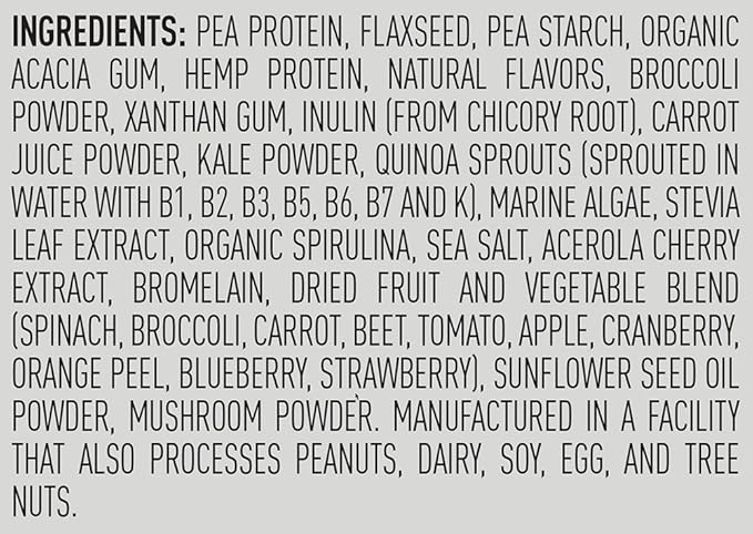 Vega Protein + Nutrition - 20g Plant-Based Pea Protein Vanilla 18 Servings Vegan Keto Superfood Antioxidant-Rich Gluten Free Dairy Free Low Carb 1.3lbs (Packaging May Vary)