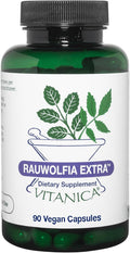 Vitanica Rauwolfia Extra Cardiovascular Support Supplement Vegan 90 Capsules