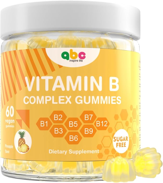 Vitamin B1 Gummies Vitamin B1 B6 B12 Complex Energy Plus Healthy Nervous System 1 Pack