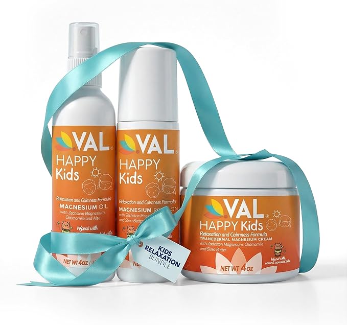 VAL Happy Kids Transdermal Magnesium Bundle for Kids