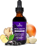 Leefy Organics Immunity Defense Blend - Organic Immune Support Supplement Fast Absorbing Immunity Supplement Immune Boosters for Adults Immune Boost Immune System Booster Immunity Boost - 2 Oz
