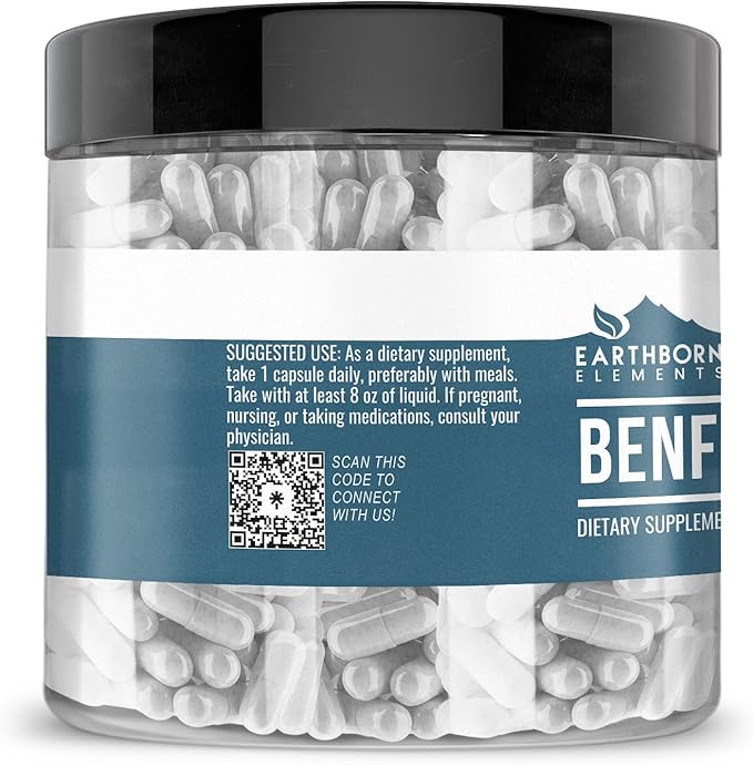 Earthborn Elements Benfotiamine 200 Capsules Pure &amp Undiluted No Additives