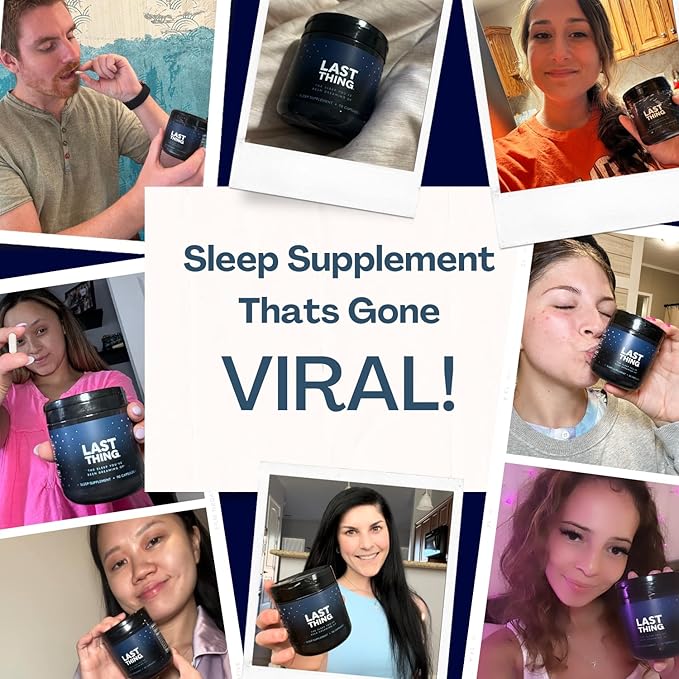 BODi Last Thing Complete Sleep Supplement with L-theanine Ashwagandha Magnesium Glycinate Melatonin - Calming Night Time Stress Defense for Deep Restorative Sleep - 30 Day Supply (90 Capsules)