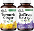 Turmeric Ginger 180 Capsules &amp Saffron Extract 180 Capsules