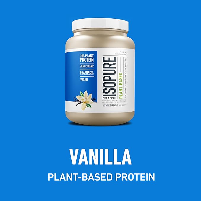 Bundle of Amazing Grass Greens Superfood Powder: Original 30 Servings + Isopure Vanilla Vegan Protein Powder Plant Based Organic Pea Protein Dairy Free 20 Servings (Packaging May Vary)