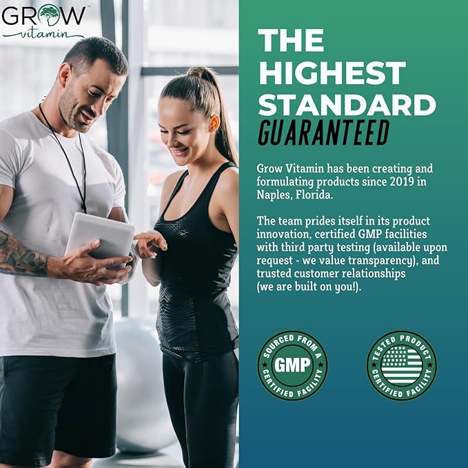 grow vitamin OmegaVita Fish Oil : 800 mg EPA 600 mg DHA Omega 3 Supplement for Heart Brain &amp Immune Support Absorbable Triple Strength Fish Oil Supplement - 2000 mg Per Serving 30 Day Supply