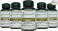 Green Organic Supplements' Alpha Lipoic Acid Complex ALA 90 VCaps Alpha Lipoic Acid Capsules (Pack of 5)
