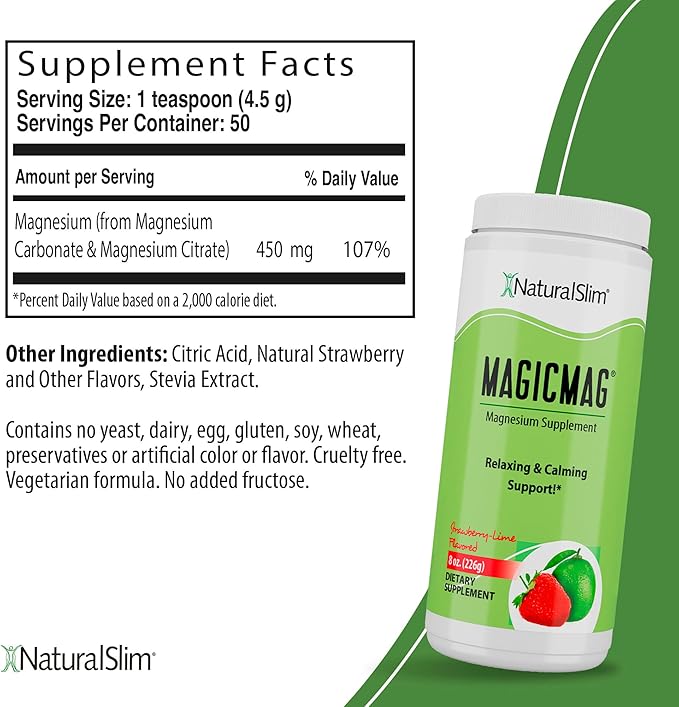Dynamic Duo MagicMag &amp Kadsorb - Magnesium Powder Stress &amp Sleep Support Drink &amp Potassium Caps Electrolyte Balance Normal pH Support - Natural Aid for a Slow Metabolism