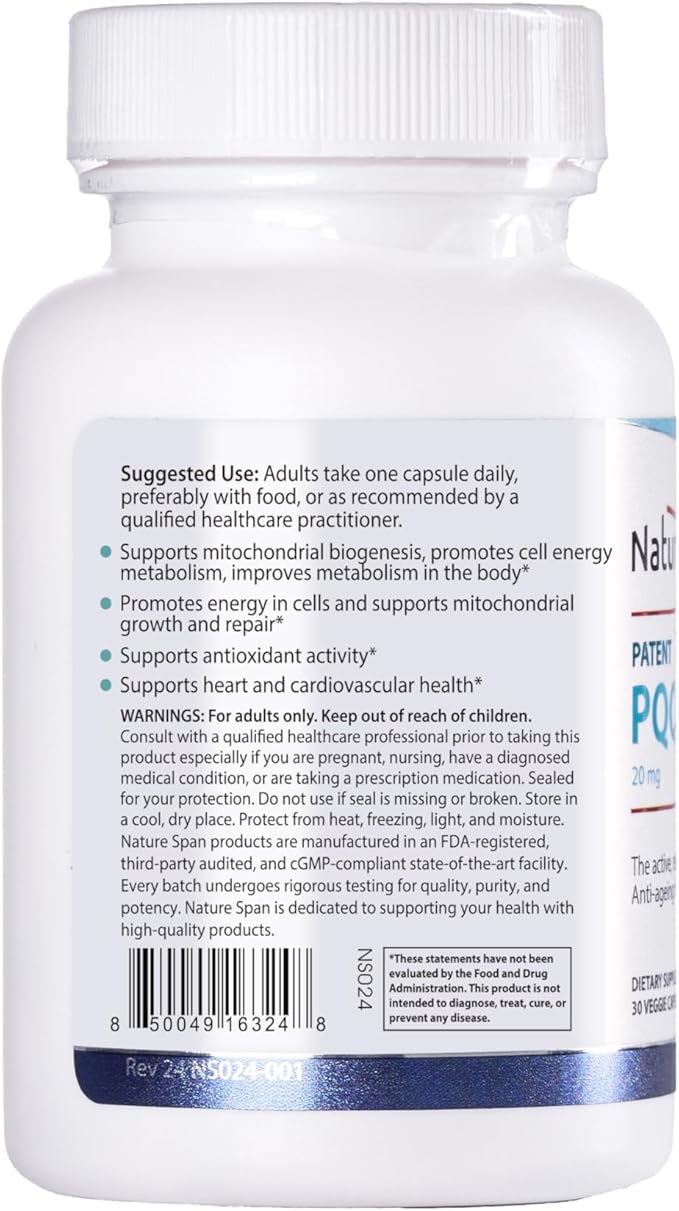 Super Coenzyme-200 mg UBIQUINOL CoQ10 with 20mg PQQProtects The Heart Mitochondria Generation Anti-Aging30 Caps