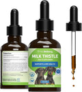 Pet Wellbeing Milk Thistle for Dogs - Organic Milk Thistle Supports Healthy Liver Function &amp Detoxification - NASC Certified &amp Vet-Formulated - 2 oz Liquid