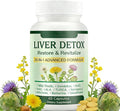 Liver Support Capsules | 20-in-1 Herbal Formula with Milk Thistle Dandelion &amp Turmeric for Daily Liver &amp Digestive Wellness | Non-GMO Gluten-Free Supplement for Vitality &amp Comfort 60 Ca