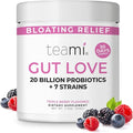 Teami Prebiotic and Probiotic Powder for Women - Promotes Digestion Bloating Relief &amp Belly Balance - Gut Health Powder with 20 Billion Probiotics &amp 7 strains - Triple Berry Gut Love 30 Serv