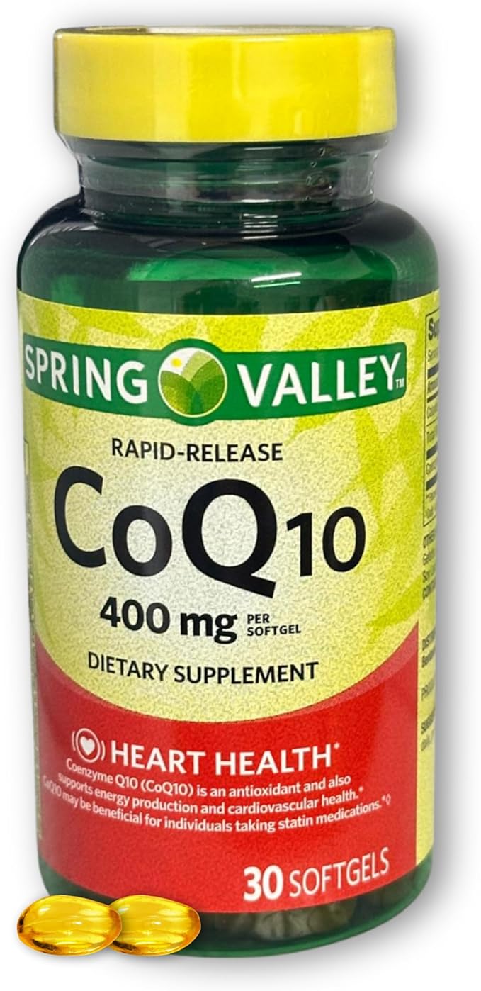 C0q10 400mg- Rapid-Release 30 softgels (Pack of 1) Boxed by Fusion Shop Store