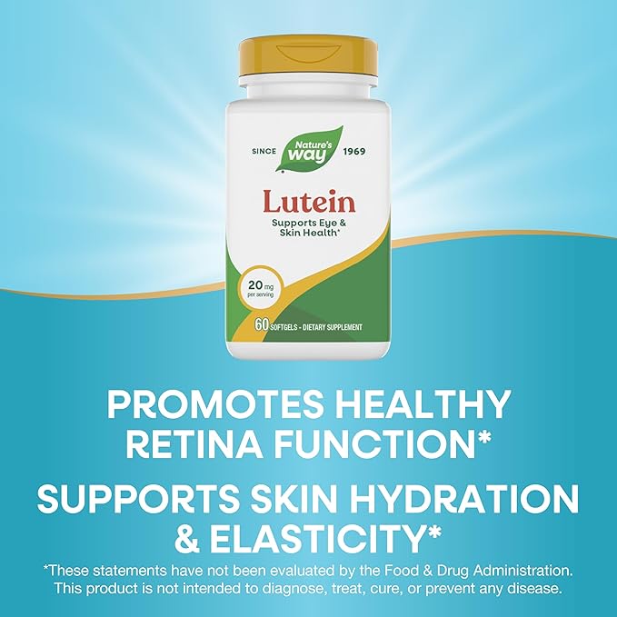 Nature's Way Lutein Supports Eye Health* 60 Soft Gels