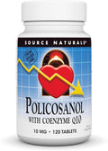 Source Naturals Policosanol with Coenzyme Q10 10 Mg -120 Tablets