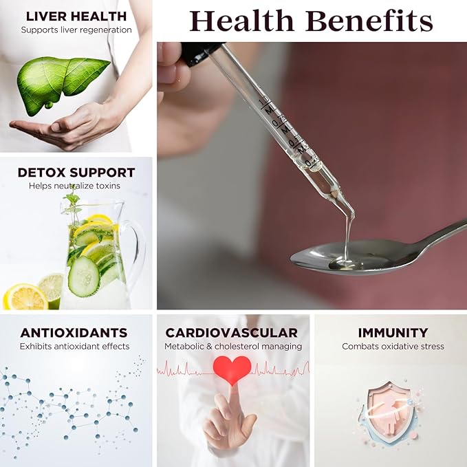 Milk Thistle Seed Oil Extract 2 fl oz - CO2 Liquid Milk Thistle Extract - Rich in Silymarin VIT E Zinc Omegas Tocopherols - Sweet and Pleasant Taste