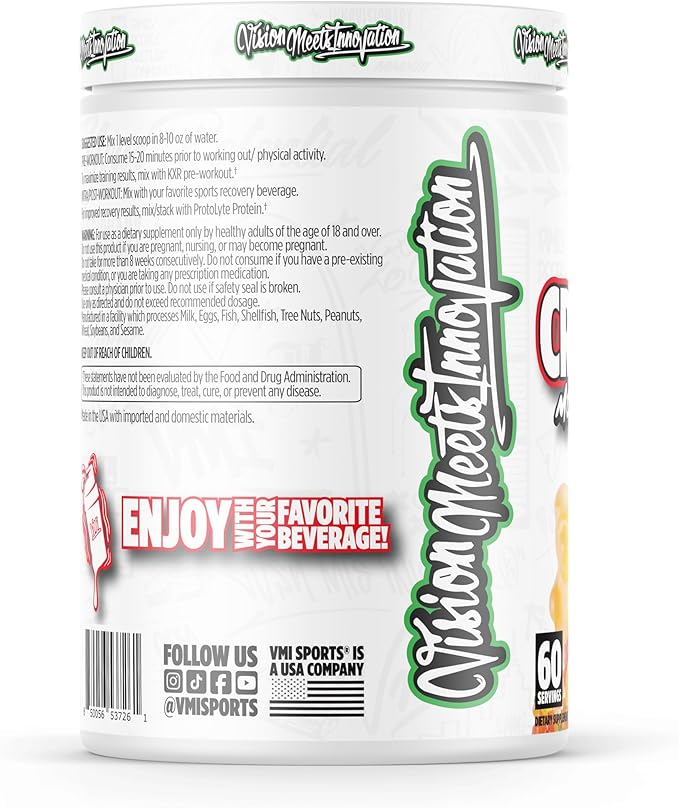 VMI Sports Creatine Monohydrate Powder Muscle Mass – Strength – Size – Power | 5 Grams per Serving (60 Servings Gummy Bear)