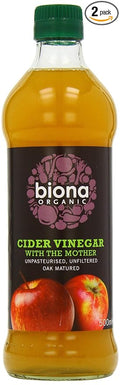 Biona Organic Cider Vinegar 500ml - Pack of 2