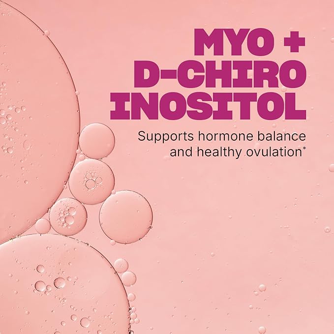 Swisse Ultiboost Myo-Inositol &amp D-Chiro Inositol Supplement | Hormonal Balance Ovarian Health &amp Menstrual Support | 1100mg Myo-Inositol + 300mg DCI with Dong Quai | 30 Tablets