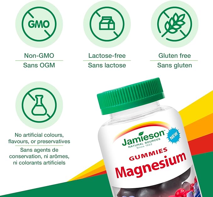 Jamieson Magnesium Gummies 60's