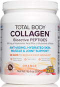 Natural Factors Total Body Collagen Bioactive Peptides Powder for Healthy Skin Hair &amp Joints Orange