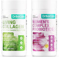 DrBioCare Living Collagen L-Carnitine Complex Supplement and Women's Complex Probiotics