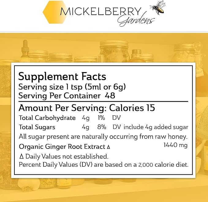 Mickelberry GardensFire Cider Honey Tonic 8oz + Ginger Honey Tonic 8oz