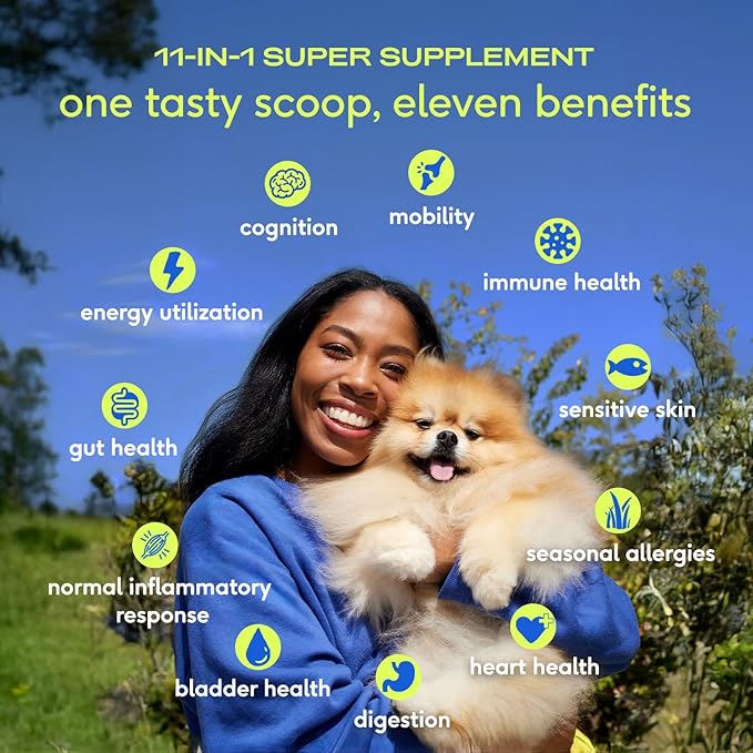 Native Pet Pack Leaders Bundle - Daily Dog Multivitamin (7 oz.) &amp Omega Oil for Dogs (8 oz.) - Omega 3 Fish Oil for Healthy Skin Shiny Coat &amp Strong Joints &amp Daily Multivitamin for Pups