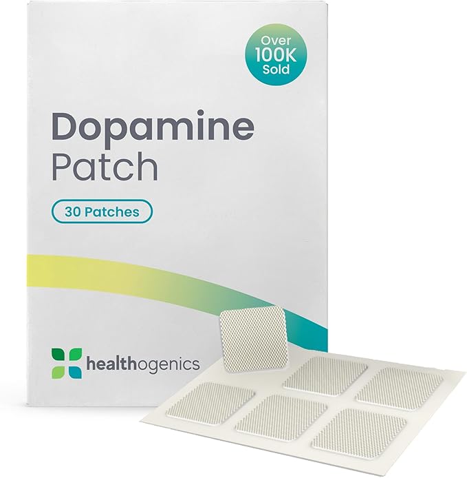 Dopamine Patch – Daily Mood Focus &amp Motivation Support with Adaptogens &amp Nootropics – Non-Stimulant Transdermal Patch for Mental Clarity &amp Emotional Balance