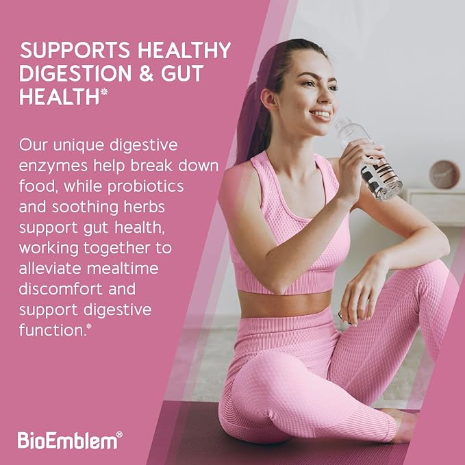 BioEmblem Triple Magnesium Complex &amp Digestive Enzymes for Muscles Nerves &amp Energ &amp Nutrient Absorption &amp Digestive Support
