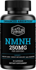 NMNH Supplement 250MG Pure Dihydro-Nicotinamide Mononucleotide (NMN Supplement Alternative with Bioperine® For 3X The Bioavailability) NAD Supplement to Boost NAD+ Levels For Anti-Aging &amp Energy
