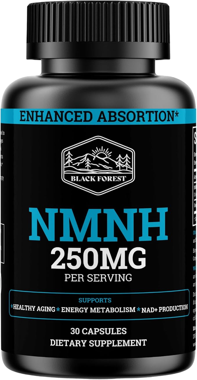 NMNH Supplement 250MG Pure Dihydro-Nicotinamide Mononucleotide (NMN Supplement Alternative with Bioperine® For 3X The Bioavailability) NAD Supplement to Boost NAD+ Levels For Anti-Aging &amp Energy