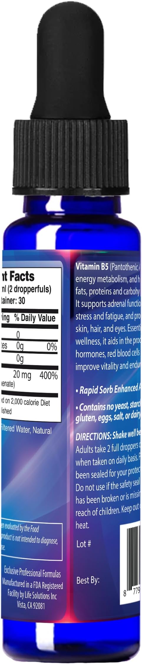 Dr's Advantage Liquid Vitamin B5