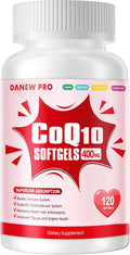 CoQ10-400mg-Softgels with PQQ BioPerine &amp Omega-3 Coenzyme Q10(Ubiquinone) Supplement for High-Absorption Powerful-Antioxidant Support Heart &amp Energy-Production 120 Servings