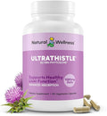 UltraThistle Advanced Milk Thistle Supplement – 1080mg Silybin Phytosome for Superior Absorption – Liver Support Detox &amp Enzyme Health – Non-GMO Gluten Free Soy Free – 90 Capsules (30-Day Suppl