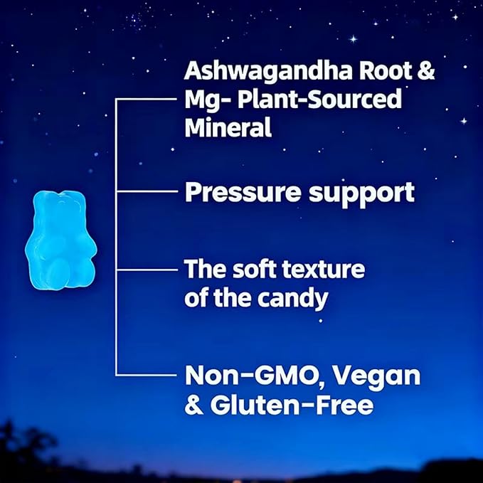 HolyTime Ashwagandha Gummies – 60 Count with KSM-66 – Plant-Based Herbal Blend for Relaxation Stress Support &amp Metabolism – Gluten-Free Daily Balance &amp Wellness