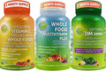SUPPLEMENTS STUDIO Vegan Immune Energy &amp Hormone Support Bundle for Men and Women – Vegan Whole Food Multivitamin Without Iron + Liposomal Vitamin C 1500mg + Optimal DIM 200mg with BioPerine®