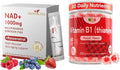 Vitamin B1 Gummies 300mg for Adults &amp KidsChewable Thiamine B1 Supplement with 150mg NAD+Liquid Supplement 1000mg