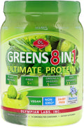 Olympian Labs Ultimate Greens Protein 8 in 1. Plant Protein Greens &amp Veggies Fiber Probiotics Antioxidants &amp Enzymes