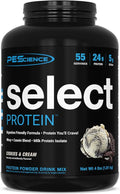 PEScience Select Protein Powder Whey and Casein Blend Lean Protein Powder for Women and Men Low Calorie Low Carb Keto Friendly Gluten Free Cookies and Cream - 55 Servings