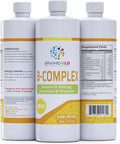 BrainChild B-Complex Liquid - High-Potency Methylated B Vitamins for Energy Stress &amp Mood Non-GMO Vegan Gluten-Free Lemon - 16oz