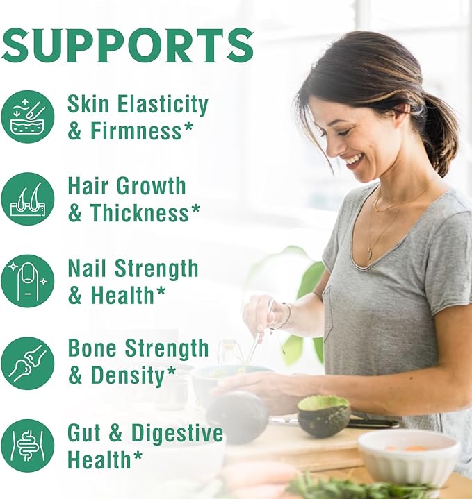 Bovine Collagen Peptides Powder and Choline Bitartrate